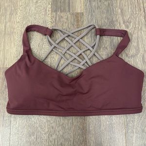 Purple/Mauve Lululemon Sports Bra Size 8